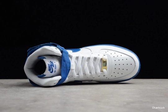 RUDE FORCE AIR NIKE AQ4229-100 HIGH 1 AWAKENING ROYAL WHITE SHEED 0128